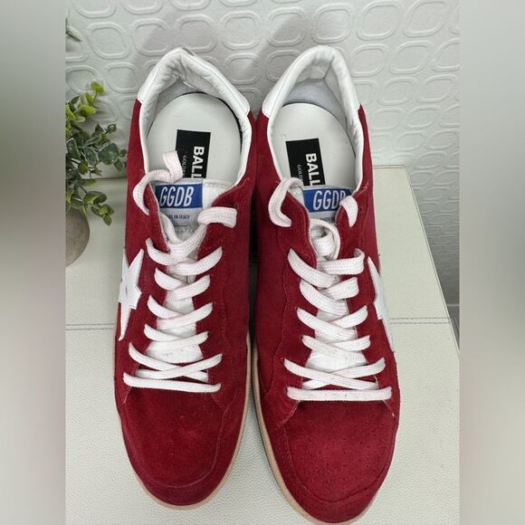 Golden Goose Red Ball Star Sneakers Size 12 - Picture 3 of 13
